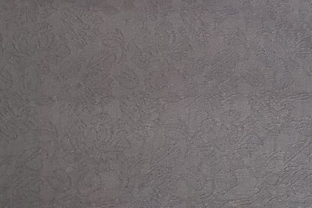 Linnen Viscose Embroidery Taupe/Grey