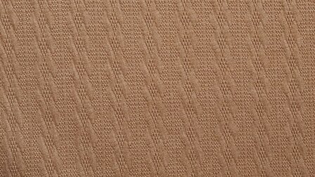 Knitted Jacquard Small Cable Camel