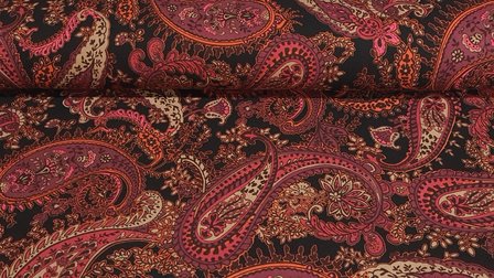 Scuba Paisley Bordeaux