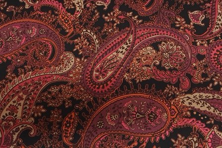 Scuba Paisley Bordeaux