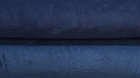 Washed Stretch-Cord Dark Jeans