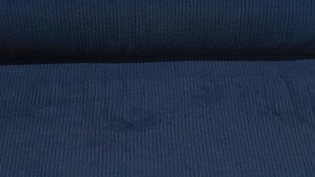 Washed Stretch-Cord Dark Jeans