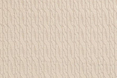 Knitted Cotton Jacquard Cable Beige