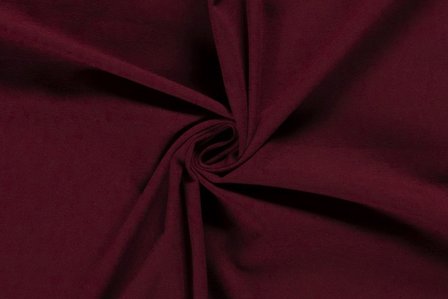 Katoen Tricot Effen Donker Rood