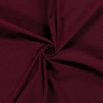 Katoen Tricot Effen Donker Rood