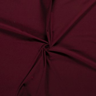 Katoen Tricot Effen Donker Rood