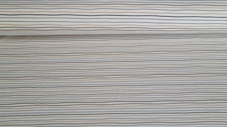 Cotton Jersey Sweet stripes Off White