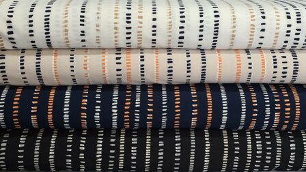Quattro Stretch Stripes White