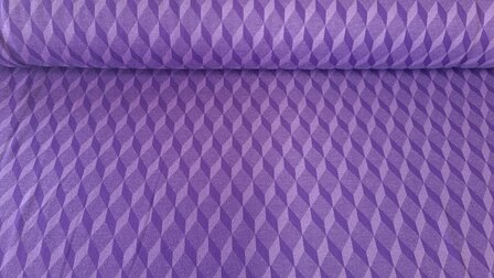 Knitted Jacquard 3D Purple