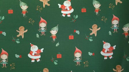 Cotton Jersey Santa &amp; Friends