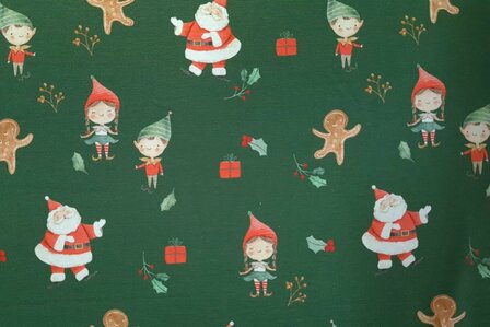 Cotton Jersey Santa &amp; Friends