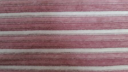 Nicky Velours Stripes Old Ros&eacute;