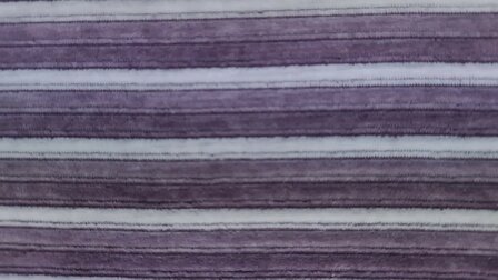 Nicky Velours Stripes Mauve