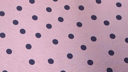 Viscose Crepe Dots Ros&eacute;