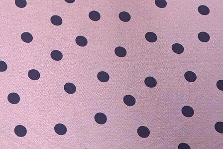 Viscose Crepe Dots Ros&eacute;