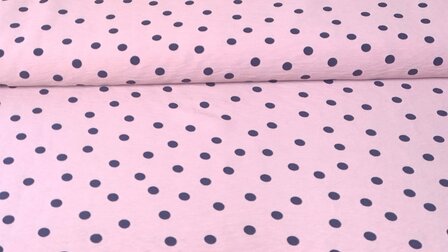 Viscose Crepe Dots Ros&eacute;