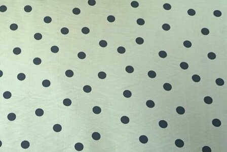 Viscose Crepe Dots Mint