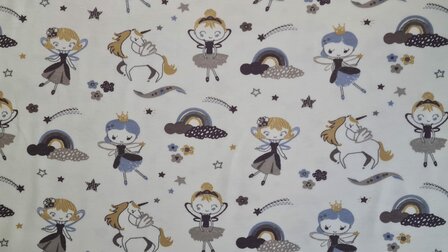 Cotton Jersey Fairy Tale Taupe