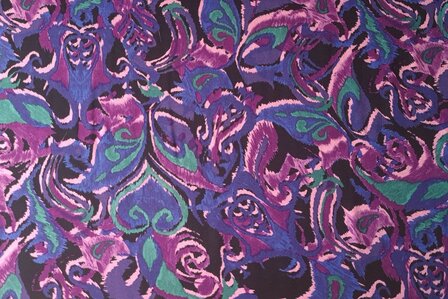 Heavy Viscose Jersey Abstract Purple