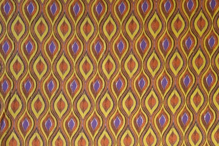 Viscose Crincle Lurex Yellow/Orange