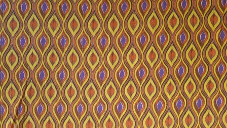 Viscose Crincle Lurex Yellow/Orange