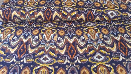 Viscose Crincle Inca Navy