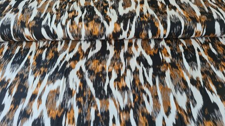 Lyocell Twill Digital Abstract Animal 