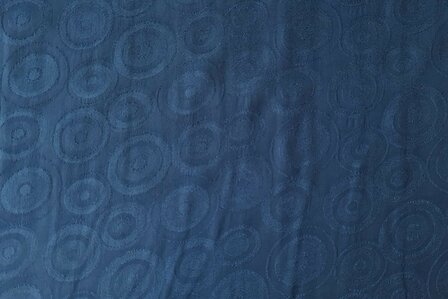 Viscose Satin Jacquard Petrol