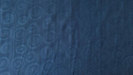 Viscose Satin Jacquard Petrol