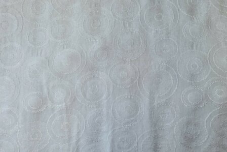 Viscose Satin Jacquard Off White