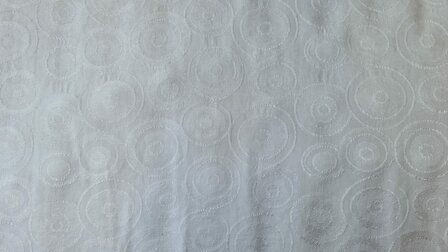 Viscose Satin Jacquard Off White