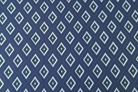 Punta Jacquard Retro Diamonds Blue