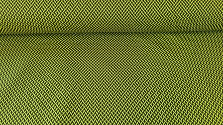 Punta Jacquard Zig Zag Lime