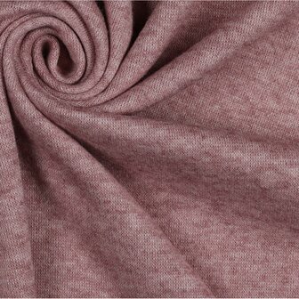 Heavy Knitted Viscose Mauve Melange