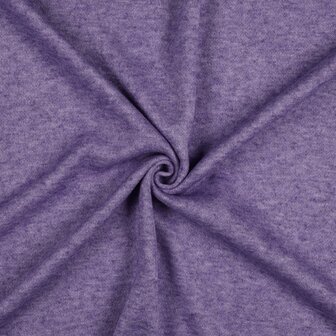 Heavy Knitted Viscose Purple Melange