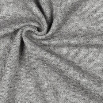 Heavy Knitted Viscose Grey Melange