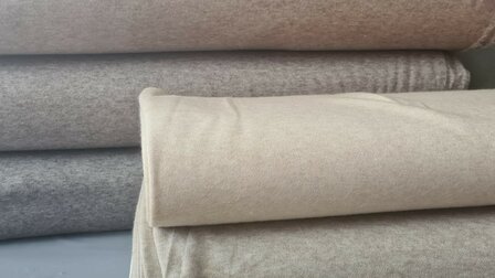 Heavy Knitted Viscose Grey Melange