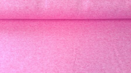 Heavy Knitted Viscose Pink Melange