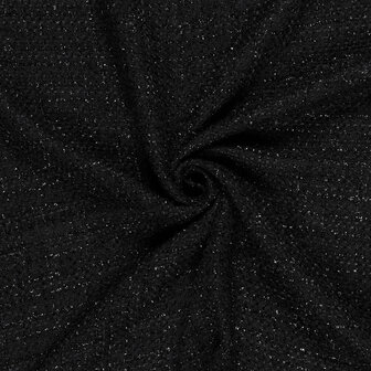 Jacquard Chanel Lurex Black