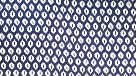 Viscose Abstract Navy