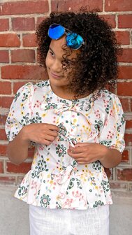 Cotton Embroidery Coral