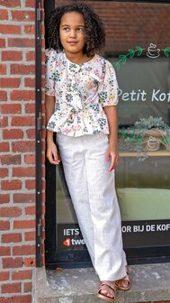 Cotton Embroidery Coral