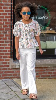 Cotton Embroidery Coral