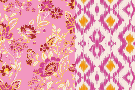 Double Stepped Cotton Pink