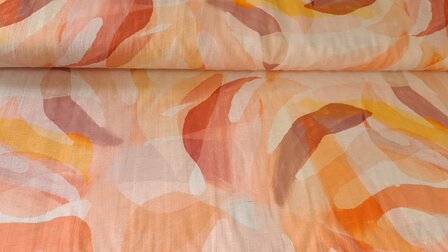 Viscose Linnen Mix Cosmo Coral