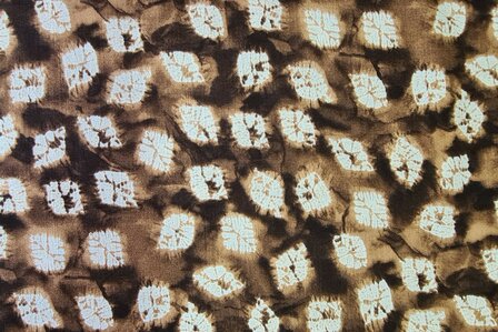 Viscose Stretch woven Cubes Camel
