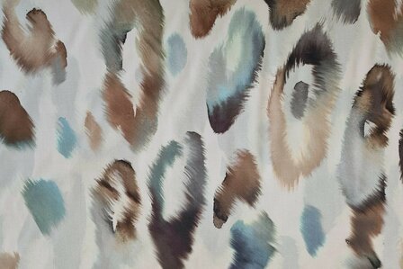 Viscose Stretch Leopard Beige
