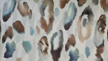 Viscose Stretch Leopard Beige