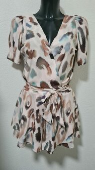 Viscose Stretch Leopard Beige