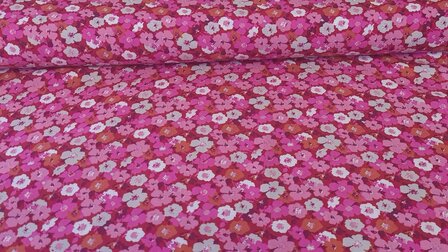Viscose Milles Fleurs Pink
